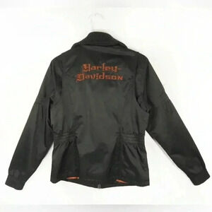 Harley-Davidson Black Jacket with Orange Logo